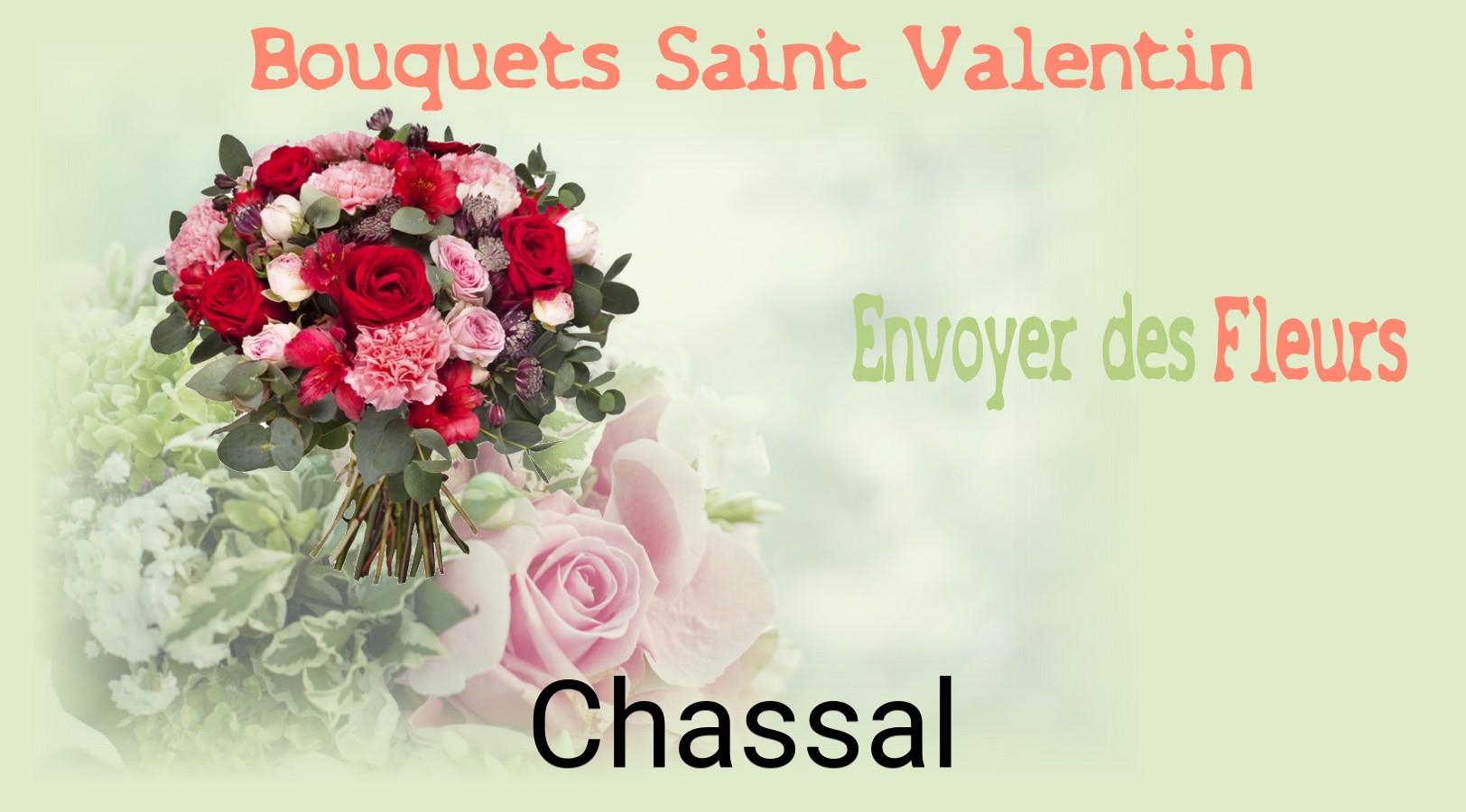 Roses de Saint-Valentin livrées à Chassal